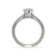 thumbnail image 2 of 0.70 Ct Brilliant Marquise Shape Genuine Diamond Sparkle Halo Ring for Engagement and Wedding in Solid 18K White Gold Size 6.5, 2 of 6