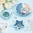 thumbnail image 4 of 1 Pc Starfish Jewelry Dish Tray with Lid Blue Ceramic Ring Dish Key Holder Beach Decor Bowl Key Bowl for Entryway Table Key Tray Entry Table, 4 of 7
