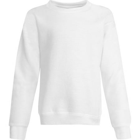 Hanes Girls Fleece Crew