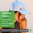 thumbnail image 4 of Gorra Gaiam Wander transpirable con correa ajustable negra, 4 of 7