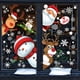thumbnail image 4 of Pegatinas estáticas para ventana con dibujos de Papá Noel, ciervo, alce, copo de nieve, muñeco de nieve, decoración para fiesta navideña, 4 of 5