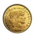 thumbnail image 2 of 1899-1914 France Gold 10 Francs Rooster BU, 2 of 2