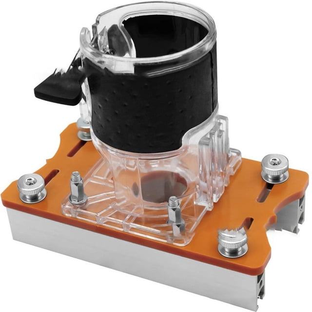 Wood Trimmer Router Base, 2 in 1 Compact Wood Palm Router Base Router Slotting