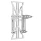thumbnail image 4 of BRI Reemplazo del parachoques de la placa de batería de aleación de aluminio RC para Axial SCX24 90081 C10 1/24 RC CarSilver, 4 of 10