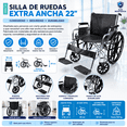thumbnail image 4 of SILLA DE RUEDAS EXTRA ANCHA 22”, 4 of 4