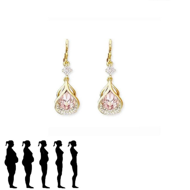 Heliisoer Hair Clip Without Ear Hole Slimming Ear Rings Metal Ear Nail Multilayer Diamond Inlaid C-shaped Lymph Detumescence Ear Rings