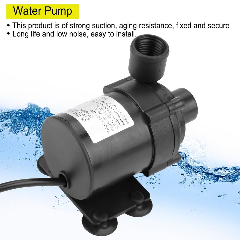 OTVIAP Water Pump,Mini DC Brushless Water Pump 16mm Internal Thread 12V
