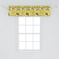 thumbnail image 2 of Ambesonne Botanical Window Valance, Blooming Flowers on Swirling Branches Lively Spring Trees Rural Woodland Theme, Curtain Valance for Kitchen Bedroom Decor with Rod Pocket, 54" X 12", Multicolor, 2 of 3