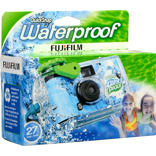 herten masker Aanvankelijk Fujifilm Quicksnap 800 Waterproof 35mm Disposable Camera - 27 Exposures -  Walmart.com