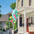 thumbnail image 6 of Flamingo House Flag Double Sided Welcome Tropical Flower Floral Outdoor Yard Flag 28 x 40 Inch, 6 of 6