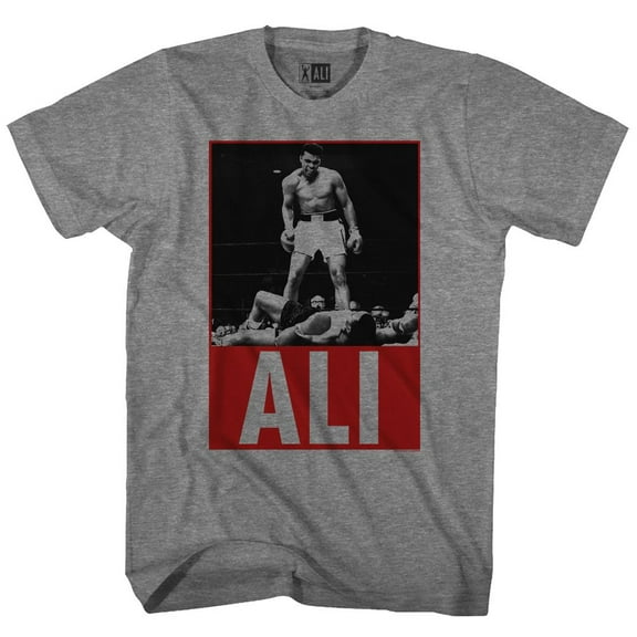 Muhammad Ali Ali Liston Graphite Heather Adult T-Shirt