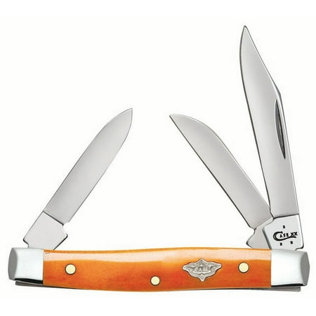 - CASE XX Persimmon Bone Small Stockman Stainless Pocket Knife Knives