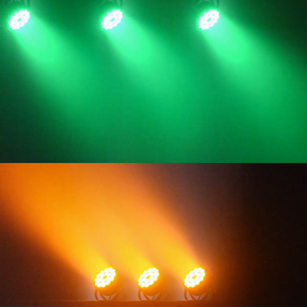 Visual Show 180W LED Par Light Indoor DJ Stage Effect Light RGBWAUV 6in1 Color Mixing DMX Control Holiday Light for Party Show