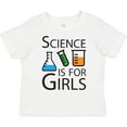 thumbnail image 3 of Inktastic Science is for Girls Girls Toddler T-Shirt, 3 of 5