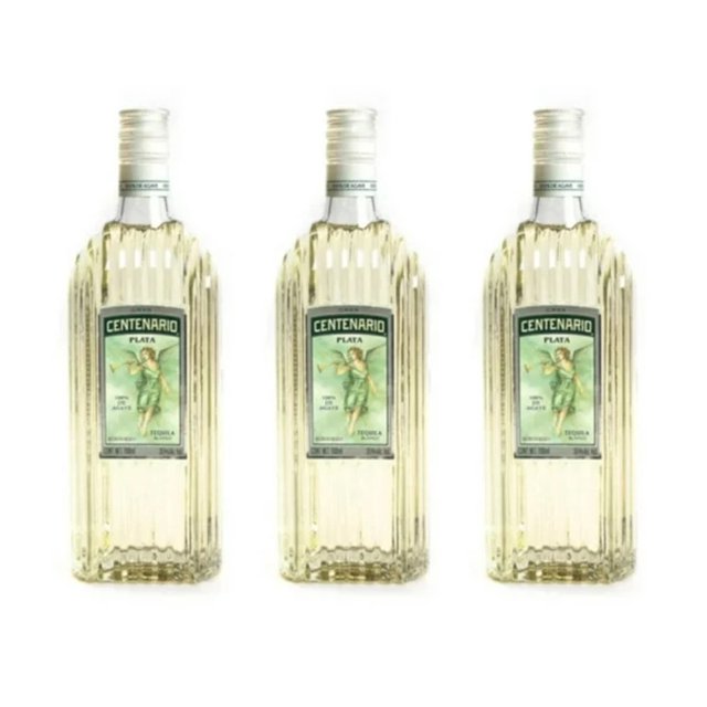 Pack de 3 Tequila Gran Centenario Plata 950 ml CENTENARIO