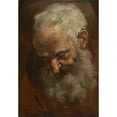 thumbnail image 3 of Giacomo Cavedone 14x18 Black Modern Framed Museum Art Print Titled - Head of a Bearded Man (Nicodemus) (1577-1660), 3 of 5