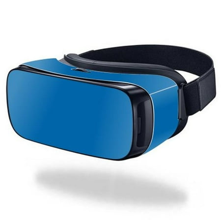 MightySkins SAGEVR-Glossy Blue Skin for Samsung Gear VR Original Cover Wrap Sticker - Solid Blue