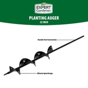 Expert Gardener Planting Auger, 22-inch