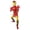 Red, variant on COOLIK Iron Costume Superhero Jumpsuit Costume & Mask for Halloween Birthday Christmas Cosplay Dress Up Cosplay Party