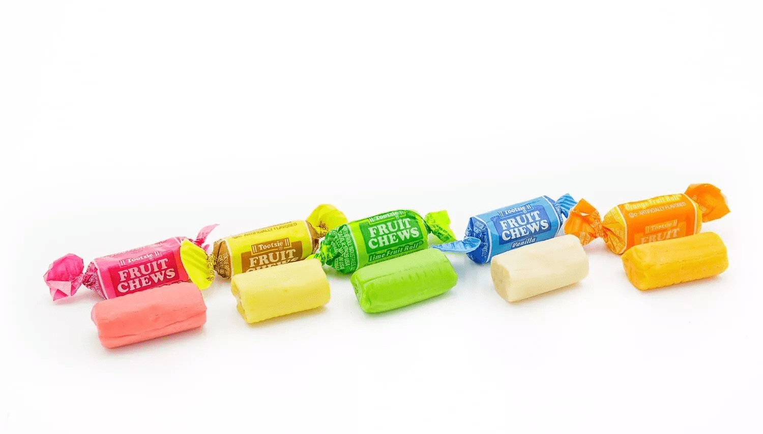TOOTSIE ROLL Fruit Chews, 5 Assorted Flavors, Individually Wrapped, Bulk & Delicious Candy (5 Pounds)
