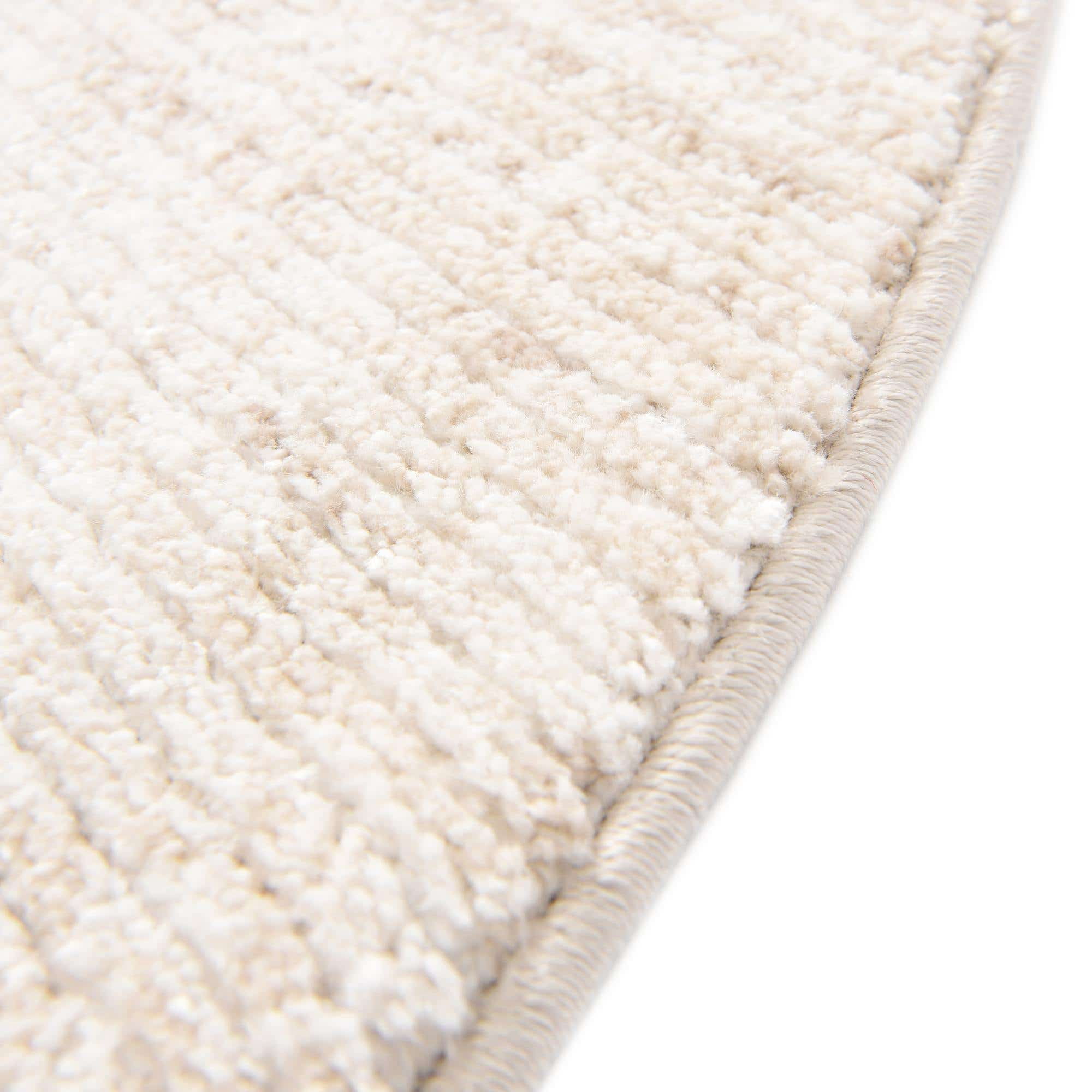 Rugs.com Gemstone Collection Rug – 4' x 6' Oval Ivory Medium Rug Perfect For Living Rooms, Large Dining Rooms, Open Floorplans