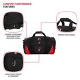 thumbnail image 2 of SwissGear 1900 Travel Duffle Bag, Black/Red, 22-Inch, 2 of 2