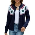 thumbnail image 1 of LUBOT New Ugly Christmas Cardigan Sweaters for Women, 1 of 7