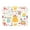 WSWES418, variant on Sunny yellow sun pattern design Storage Bins with lid, Decorative Boxes for Shelves, Closet Organizer Basket with Handles, Large,
