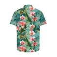 thumbnail image 4 of Mens Beach Shirts Summer Casual Graphic Hawaiian Shirt Short Sleeve Button Up Shirt, 4 of 4