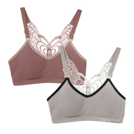 

Outfmvch Women Bra 2PC Women s Plus Size Exercise Breasted Yoga Fitness Underwear Bra D M