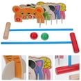 thumbnail image 4 of 1Set Cartoon Croquet Toy Animal Gate Ball Toy Parent-child Interactive Toy, 4 of 5