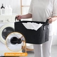 thumbnail image 5 of 2 Pcs Felt Storage Basket, Black, 5 of 5