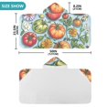 thumbnail image 4 of Yayeee Kids Hooded Towels Toddler Soft Absorbent Beach Bathing Wrap 50" x 23.5", Floral Tomatoes, 4 of 5