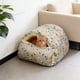thumbnail image 4 of Camas de tela gruesas y cálidas para perros y gatos Camas semicerradas para mascotas Cama de tela para mascotas, 4 of 6