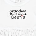 thumbnail image 4 of Inktastic Grandma is My Bestie Girls Baby Dress, 4 of 5