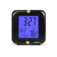 Polaroid Black Desktop Digital Clock with 12/24 Hour Display, Indoor