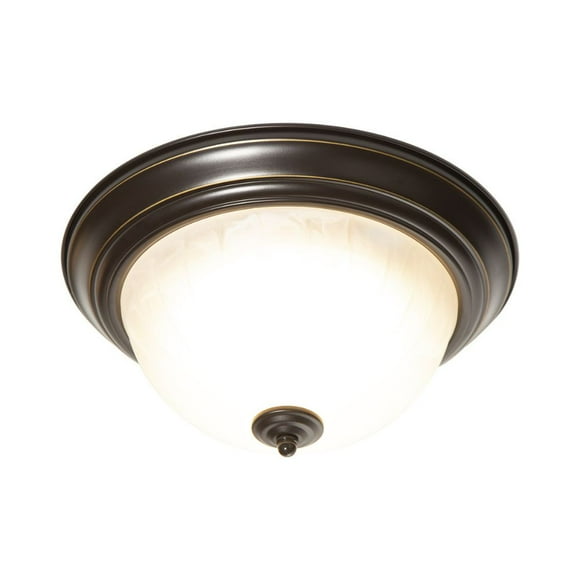 Plafón de techo LED 17w, estilo clásico, bronce antiguo