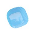 thumbnail image 1 of Naiovety Molde para cupcakes a prueba de agua, molde cuadrado para repostería, bandeja DIY en forma de corazón, moldes para pasteles en forma de Herramientas y accesorios para hornear Cuadrado Naiovety HA002757-02, 1 of 1