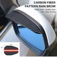 thumbnail image 2 of LLC 2Pcs Carbon Fiber Rear View Mirror Rain Cover for GM Auto Parts, 2 of 5