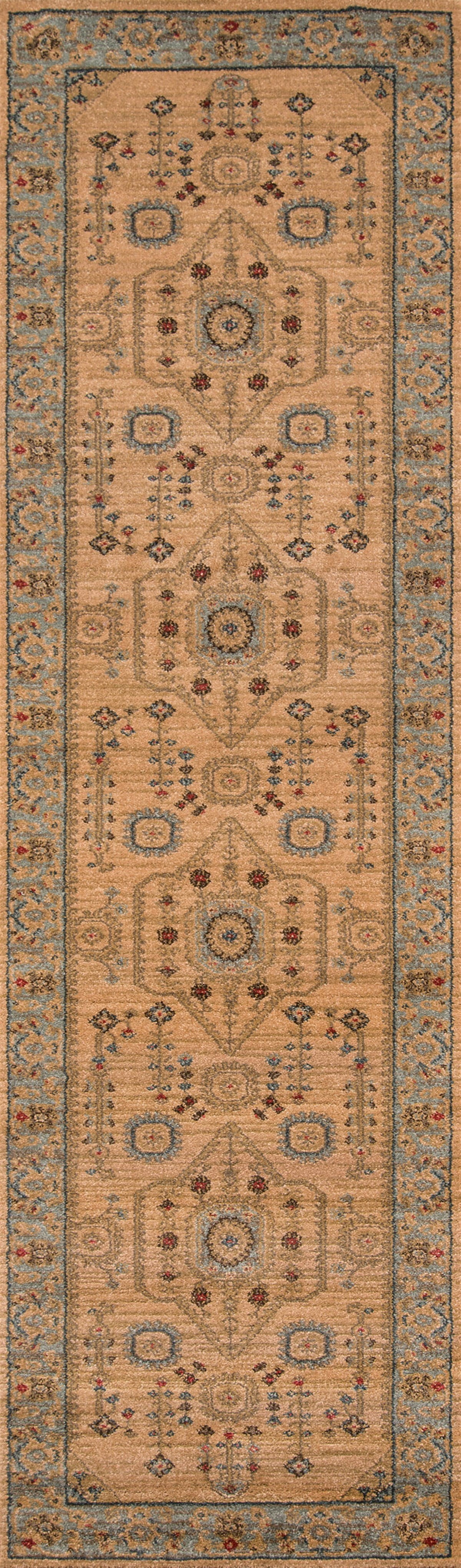 ECARPET Lynda Traditional Runner Rug for Living Room, Bedroom, Dining Room, Entrance, Hallway and More.