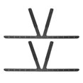 thumbnail image 3 of 2pcs Stainless Steel  Eyebrow Balance Ruler Clear Scale Design for Various Face Shapes, Convenient for Tattooists and Beginners to Master Skills Faster, 3 of 7