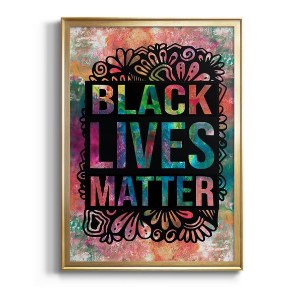Graffiti Black Lives Matter Premium Classic Framed Print - Ready to Hang