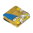 thumbnail image 2 of Manta de felpa suave y cómoda de Los Simpsons, manta de franela cálida y ligera para sofá cama de 80 x 60 pulgadas, 2 of 8