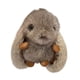 thumbnail image 3 of Llavero de conejito de peluche, fácil de llevar, suave, accesorio de regalo ideal para mujeres. Gris, 3 of 9
