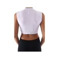 thumbnail image 4 of LAVRA Women's Ribbed Mock Neck Crop Top Sexy Tank Top, 4 of 5