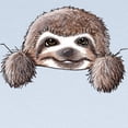 thumbnail image 2 of CafePress - Kiniart Pocket Sloth Long Sleeve Infant T Shirt - Long Sleeve Infant T-Shirt, 2 of 2