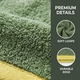 thumbnail image 3 of Unique Bargains Cotton Solid Absorbent Durable Soft Hand Towels Green 29" x 13", 3 of 7