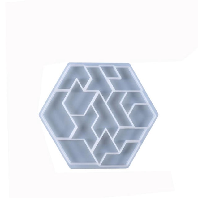 yingyy DIY Hexagonal Shape Handmade Mould Candy Cakes Chocolate Ornament Molds Baking Tool for Homemade Type 3