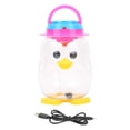 thumbnail image 3 of Kids Aquarium Kit Cartoon Portable Plastic Transparent Fish Tank Kit with USB Cable for Children, 3 of 9