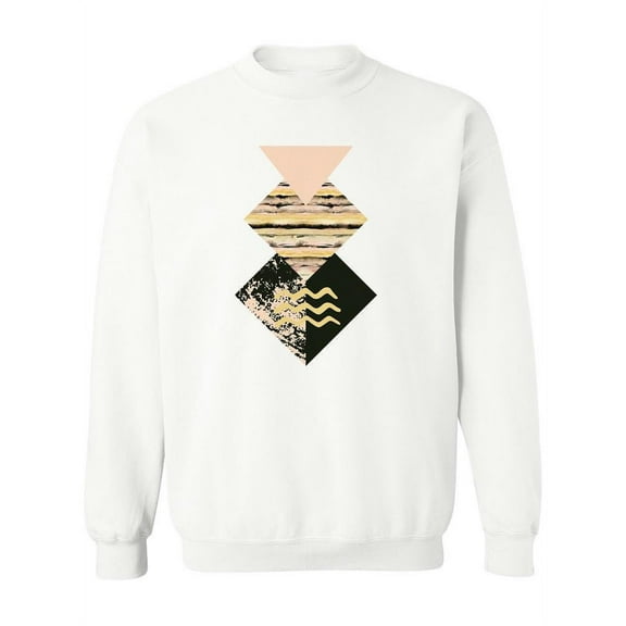 Abstract Geometry Shapes! Sweatshirt Women -Image by Shutterstock, Female Large